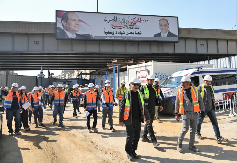 زيارة وفد وكالة التعاون الدولي اليابانية (الجايكا) إلى محطات مشروع الخط الرابع لمترو أنفاق القاهرة الكبرى.