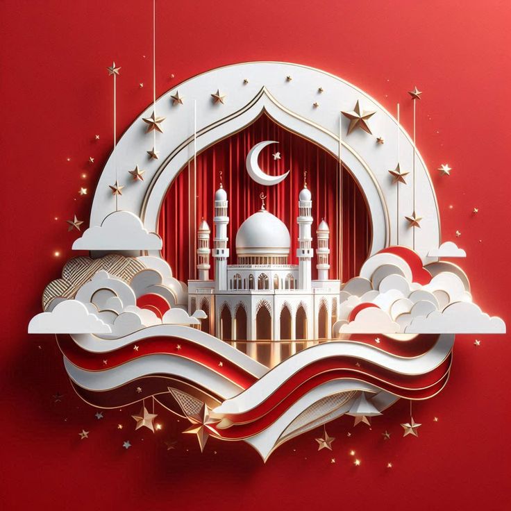 تصميم تهنئة رمضان