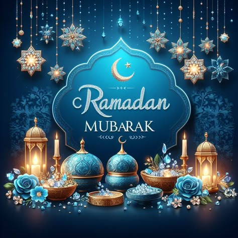 بطاقات تهنئة بحلول شهر رمضان 2025