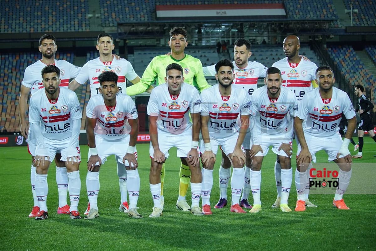 من مباراة الزمالك والجونة